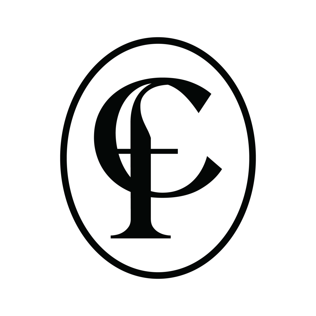 C.flower Healing logo with a stylized C shaped like a flower